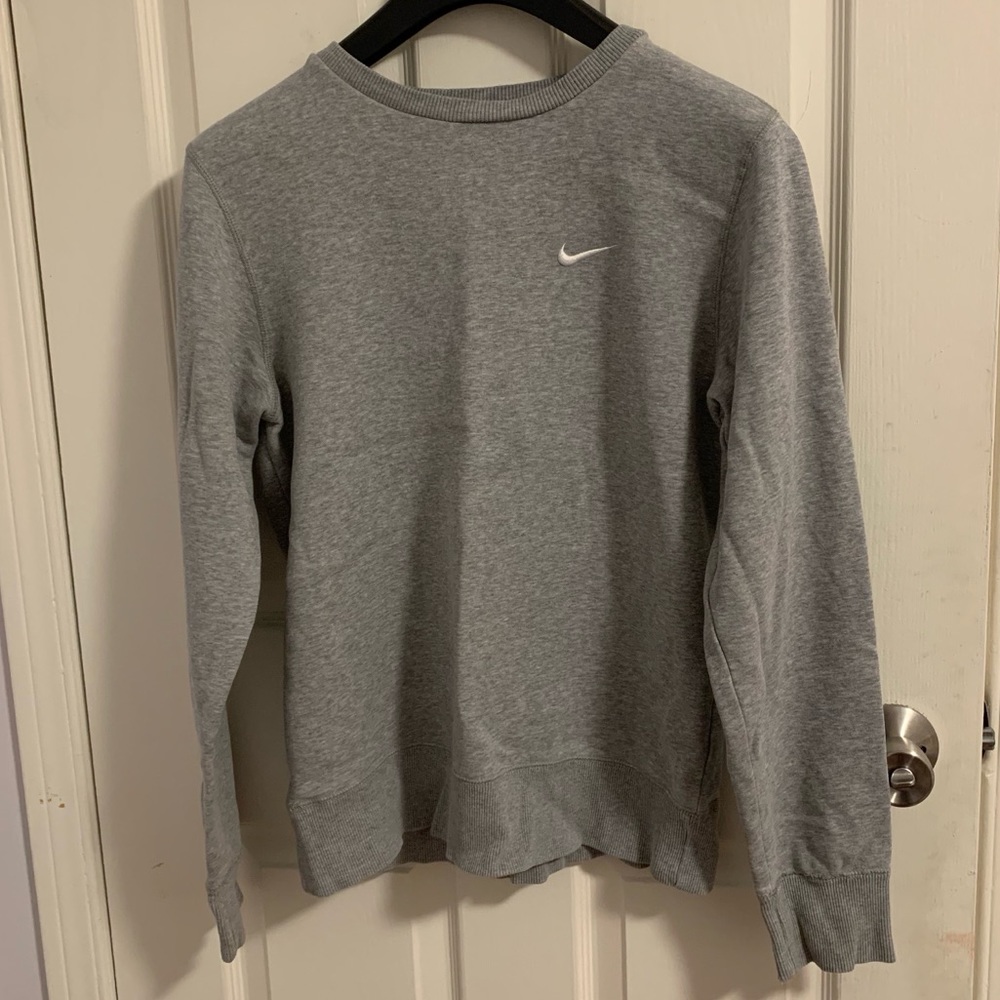nike grey crewneck